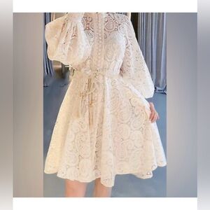 Loni Lace Cream Dress S